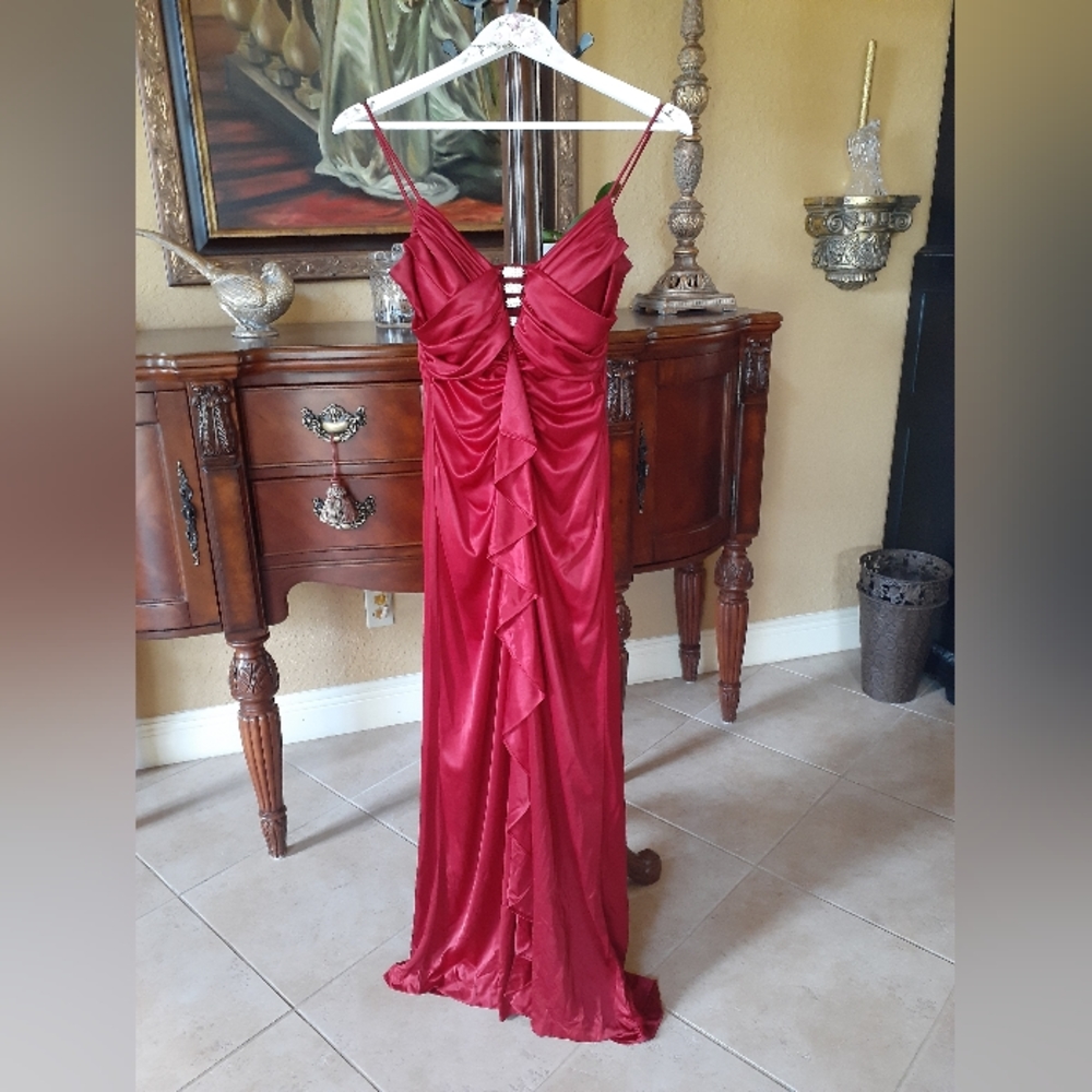 Sleek Red Dress